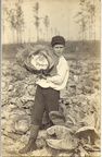 Alton Johnson with giant cabbage0001